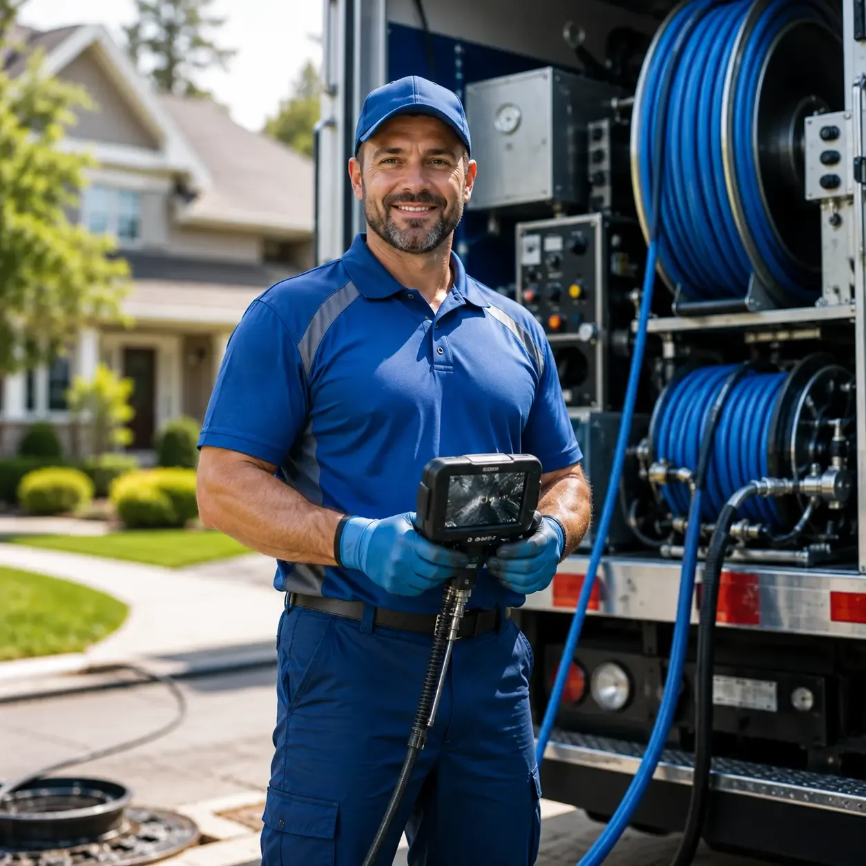 Local outdoor drain cleaning specialists in Lake Linden, MI